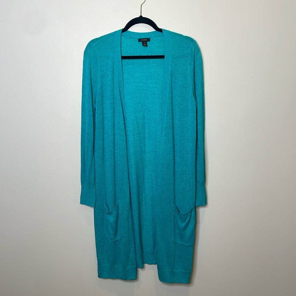 Halogen Linen Blend Cardigan Size Medium